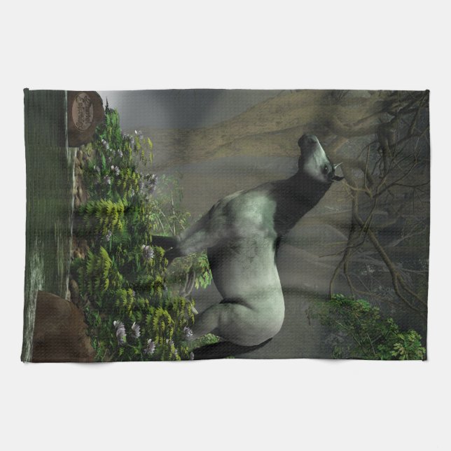 Wild Horse in the Forest Tea Towel (Horizontal)