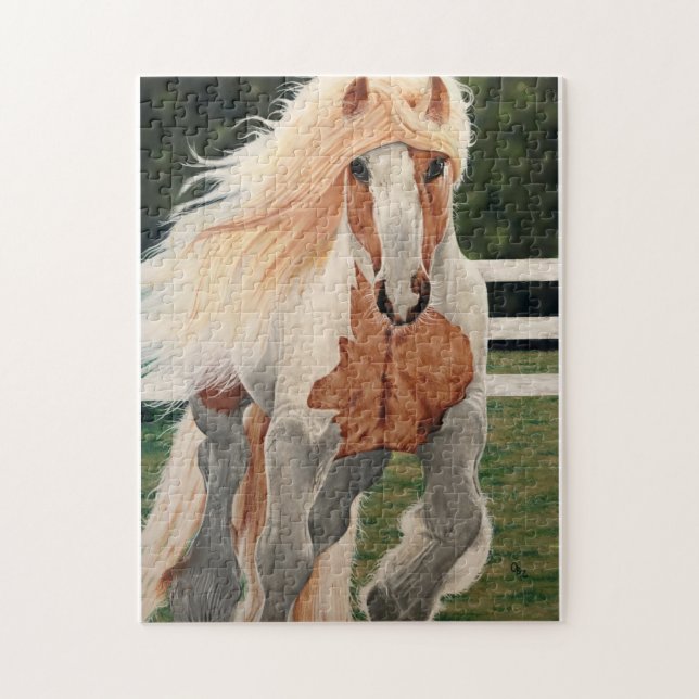 "Wild Horse" Jigsaw Puzzle (Vertical)