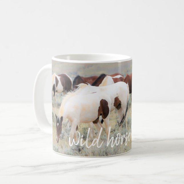 Wild Horse Lover Coffee Mug (Front Left)