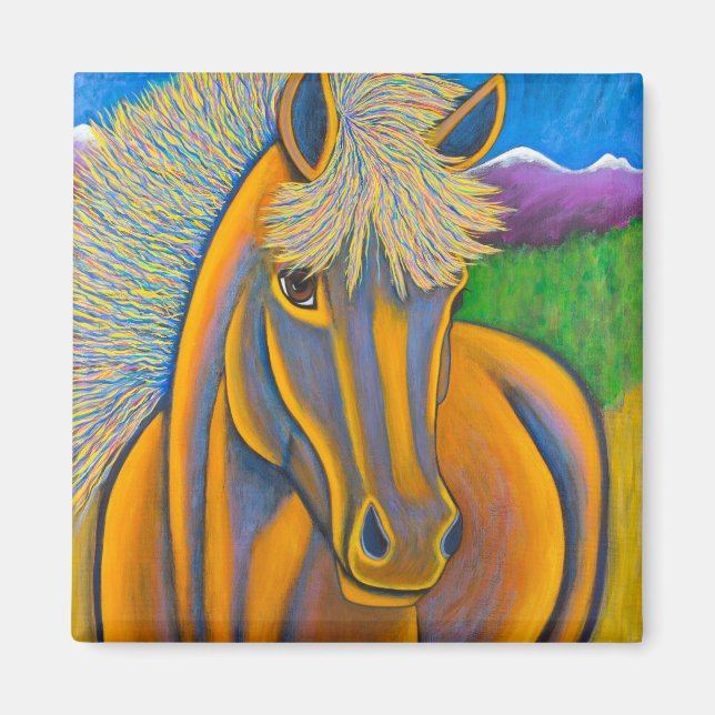 Wild Horse Magnet (Front)