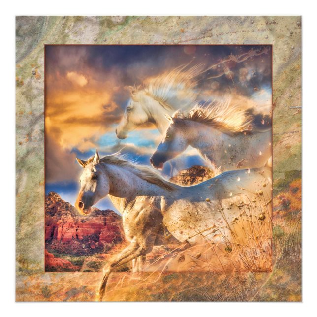 Wild Horse Spirits “TRINITY” Photo Print (Front)