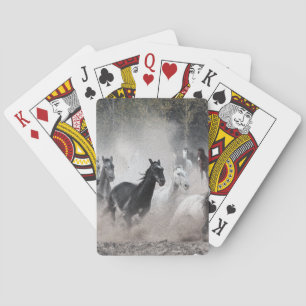 Wild Horse Stampede Equine-lovers Designer Pack Playing Cards