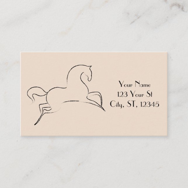 Wild Horse Thunder_Cove  Business Card (Front)