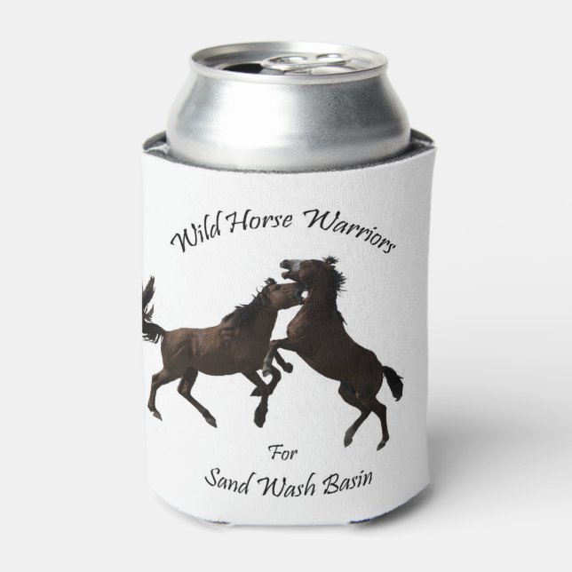 Wild Horse Warriors Can Cooler (Can Front)