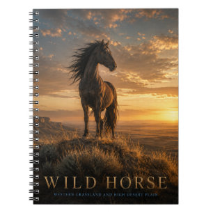 Wild Horse Western Grassland ANIMALS Notebook