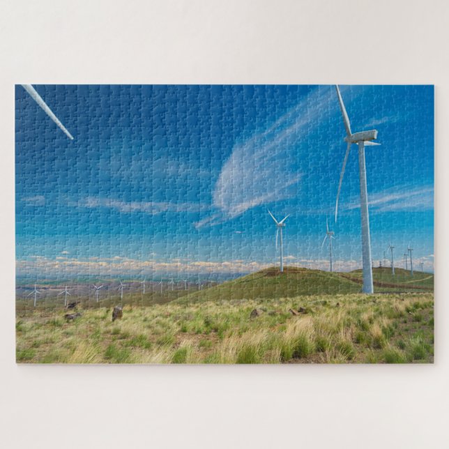 Wild Horse Wind Farm Jigsaw Puzzle (Horizontal)