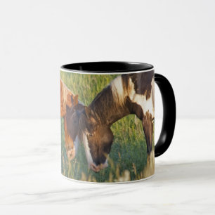 Wild Horses at Theodore Roosevelt National Park Mug