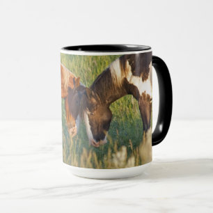 Wild Horses at Theodore Roosevelt National Park Mug