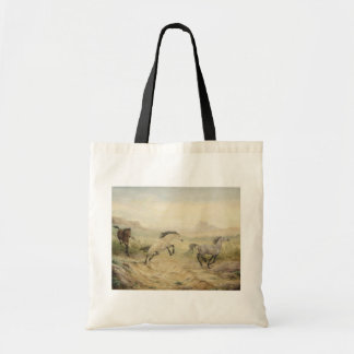 Wild Horses Canvas Tote Bag