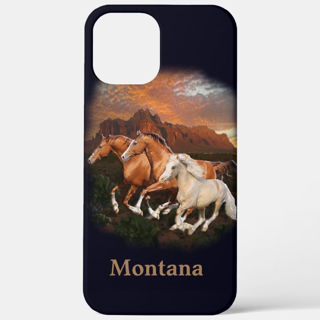 Wild Horses Case-Mate iPhone Case (Back)