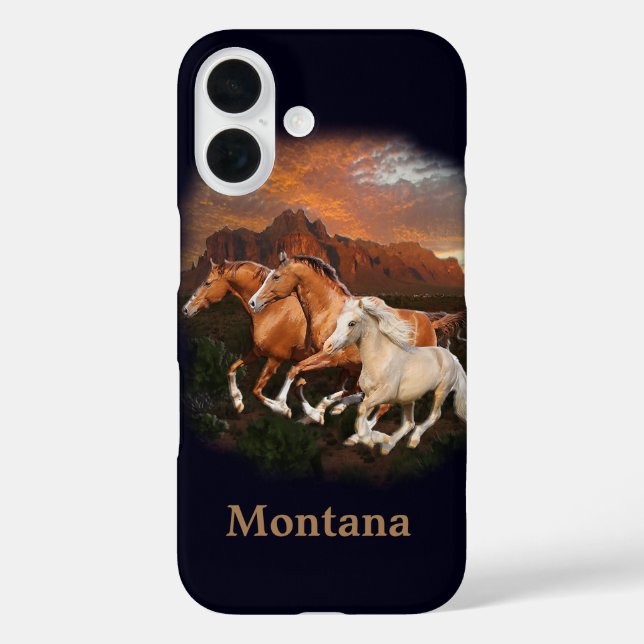 Wild Horses Case-Mate iPhone Case (Back)