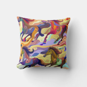 Wild Horses Cushion