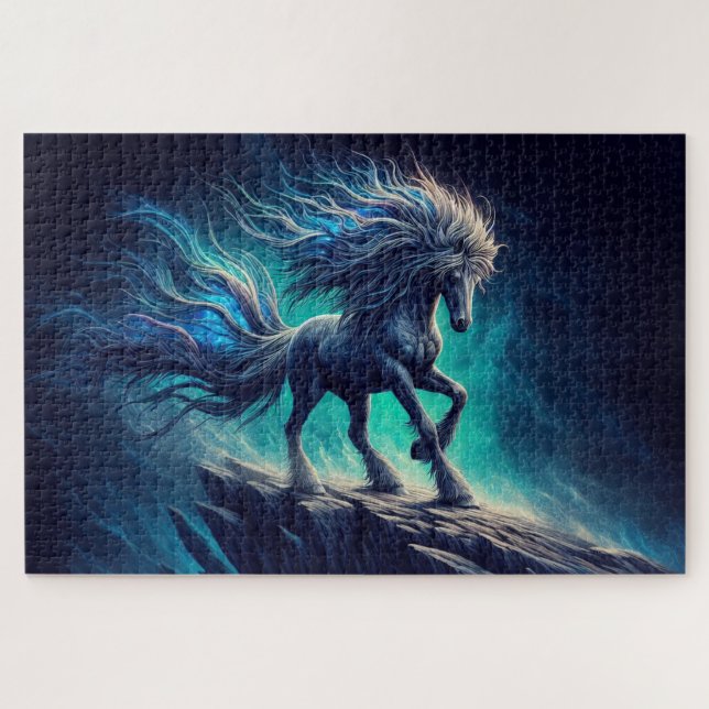 Wild Horses, Galloping Horses, Majestic Animals,  Jigsaw Puzzle (Horizontal)