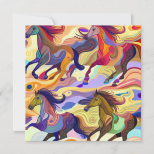 Wild Horses Holiday Card
