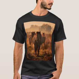 Wild Horses: Intense Gaze Encounter T-Shirt