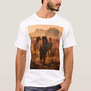 Wild Horses: Intense Gaze Encounter T-Shirt