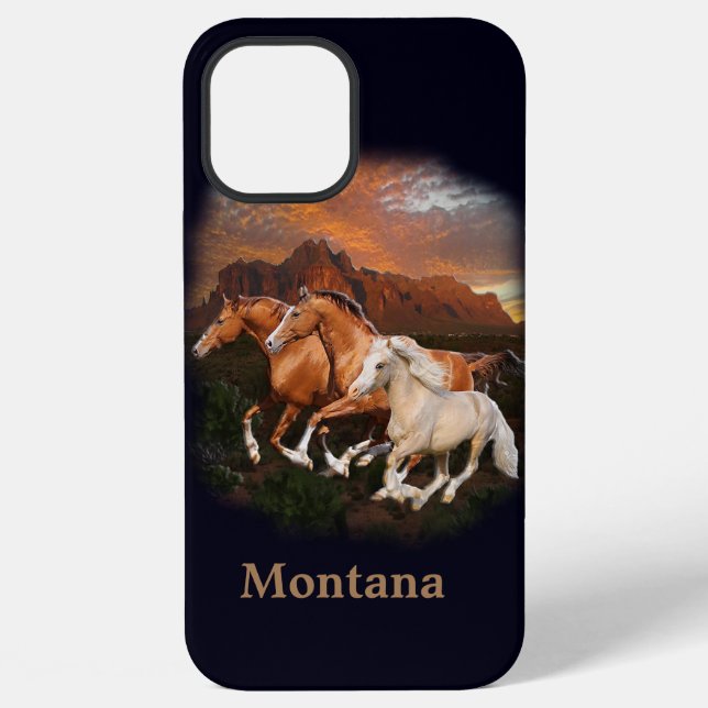 Wild Horses iPhone Case (Back)