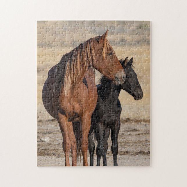 Wild Horses Jigsaw Puzzle (Vertical)