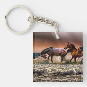 Wild Horses Key Ring