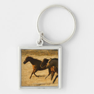 Wild horses key ring