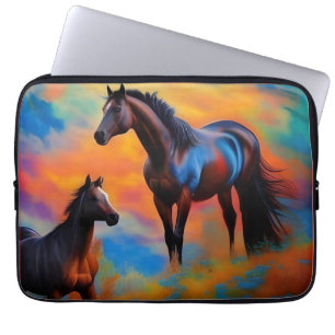 Wild Horses Laptop Sleeve
