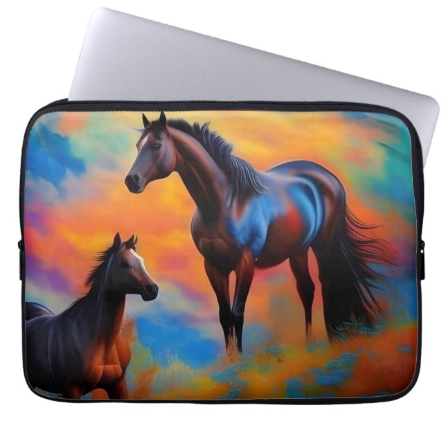 Wild Horses  Laptop Sleeve (Front)