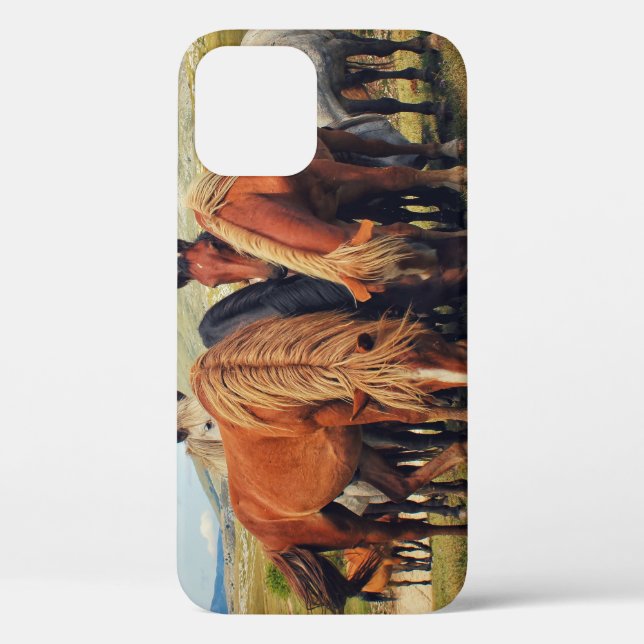 Wild Horses Livno Nature Scene Case-Mate iPhone Case (Back)