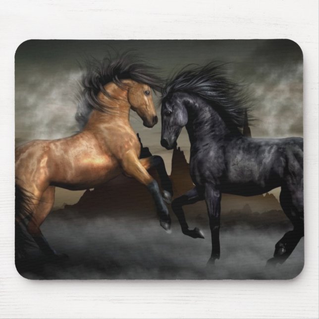 Wild Horses Mouse Pad (Front)