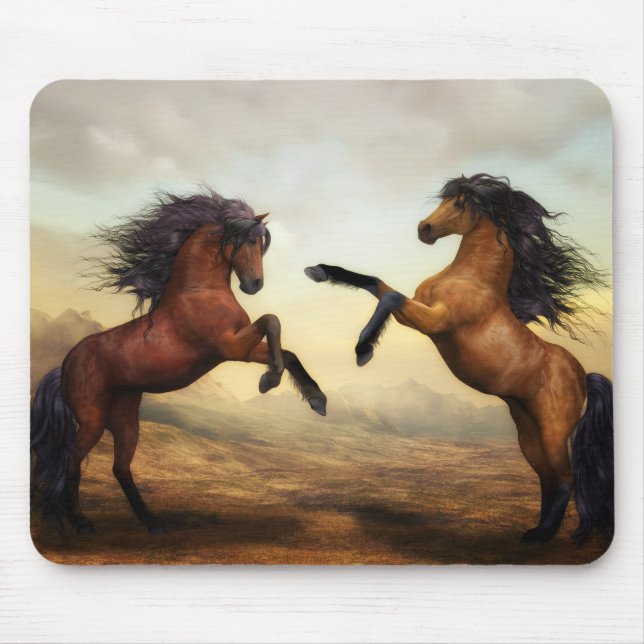 Wild Horses Mouse Pad (Front)