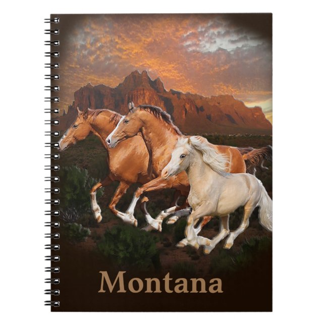 Wild Horses Notebook (Front)