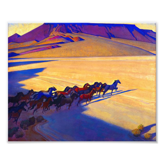Wild Horses of Nevada by Maynard Dixon Photo Print (Front)