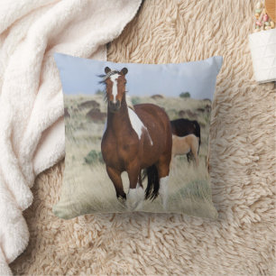 Wild Horses, Steens Mountains Cushion