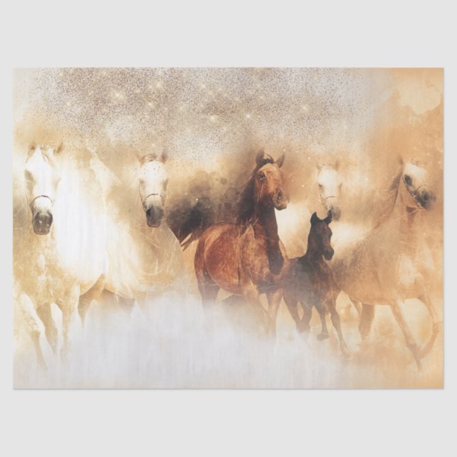 Wild Horses Tissue Paper (Front)