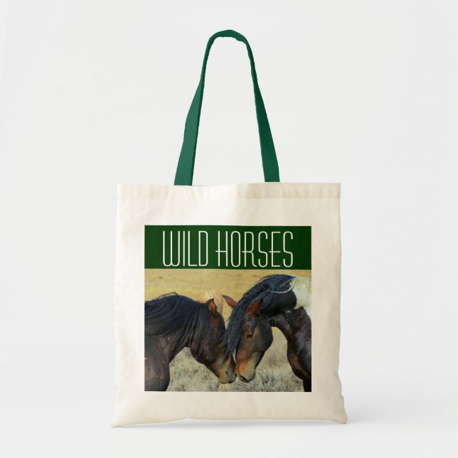 Wild Horses Tote Bag (Front)