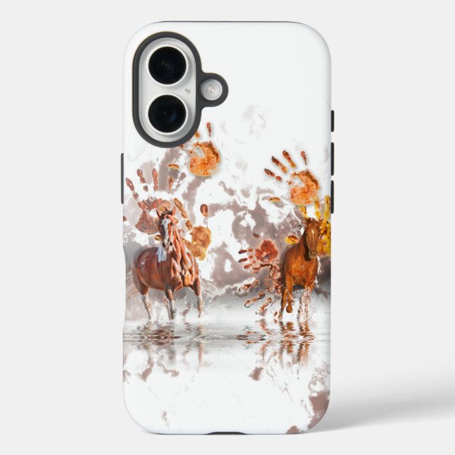 Wild Horses WILD HANDS Case-Mate iPhone Case (Back)
