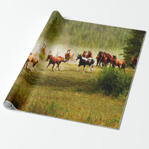 Wild Horses Wrapping Paper