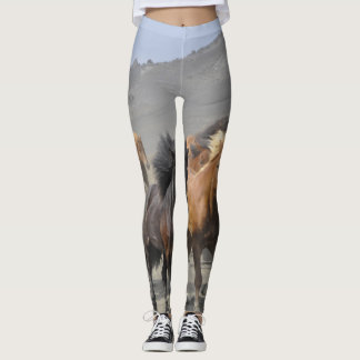 Wild Horses Yoga Leggings