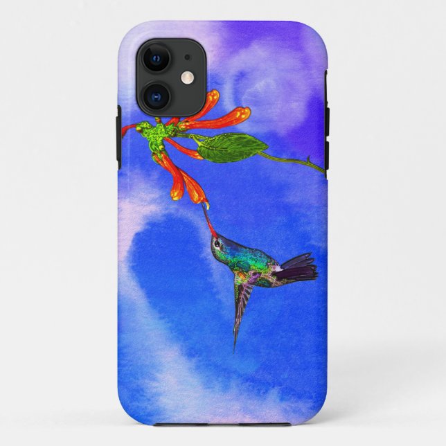 Wild Hummingbird Bird-lover's Art Series Case-Mate iPhone Case (Back)