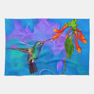 Wild Hummingbird Bird-lover's Art Series Tea Towel