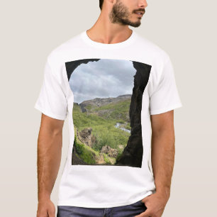 Wild Iceland Waterfall Nature Photography T-Shirt