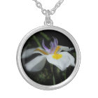 Wild Iris Sterling Silver Necklace