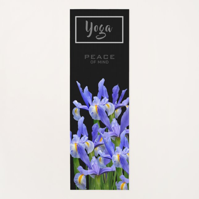 Wild Iris - Yoga Mat (Front)