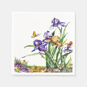 Wild Irises Napkin