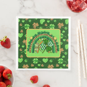 Wild Irish Rainbows  Paper Dinner Napkins