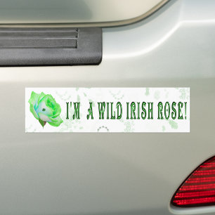 Wild Irish Rose Bumper Sticker