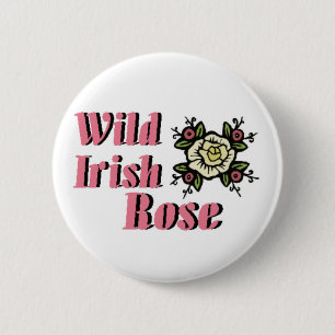 Wild Irish Rose Button