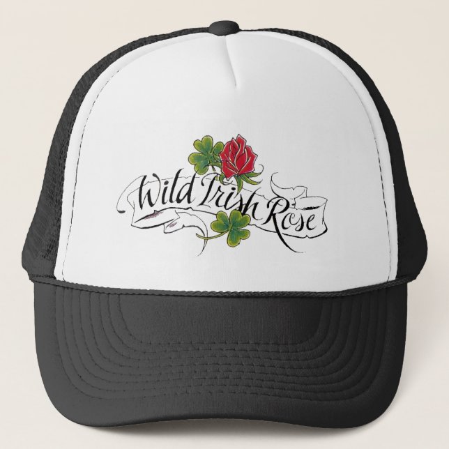 Wild Irish Rose Trucker Hat (Front)