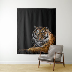 Wild Jungle Animal Tiger Tapestry