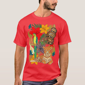 Wild Jungle animals of Amazonia T-Shirt