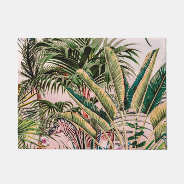 Wild jungle paradise doormat (Front)
